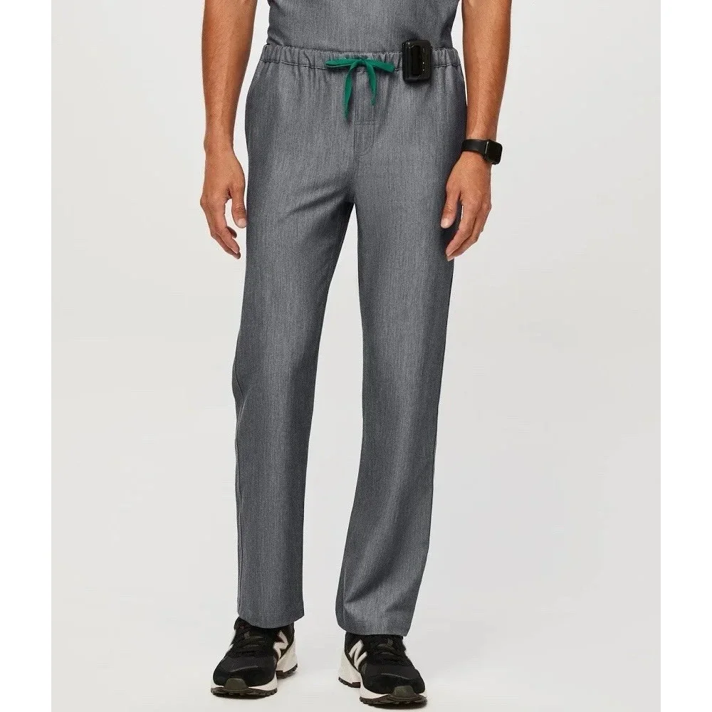 Figs Mens Pisco Basic Scrub Pants Graphite Grey Green String Xl Tall